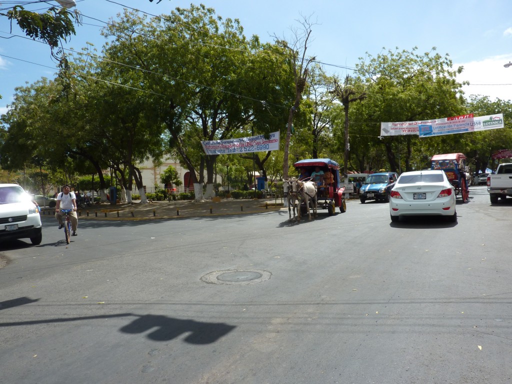 Traffic in Granada, Nicaragua