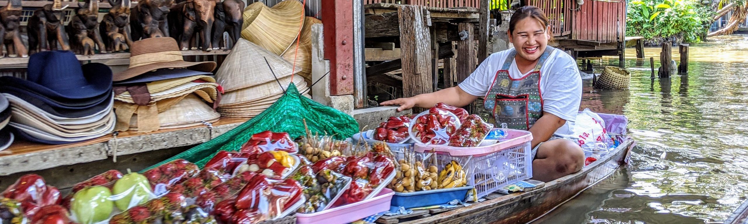 Thailand floating market