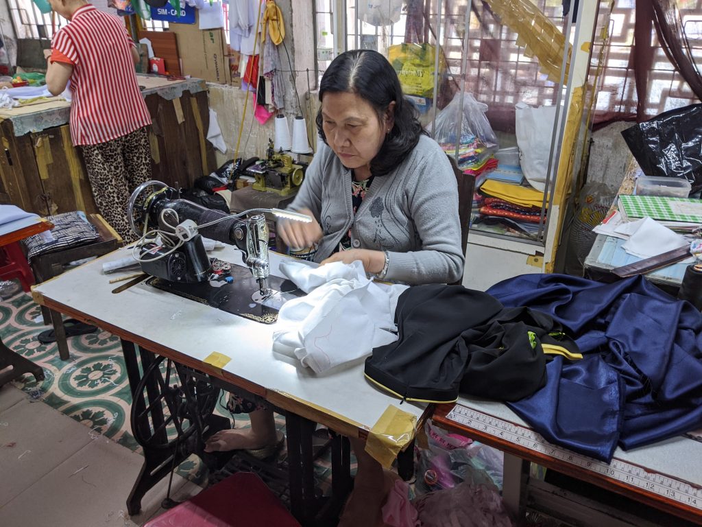 Seamstress on-site ready